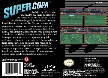 Super Copa (Brazil) (Es,Pt) box cover back